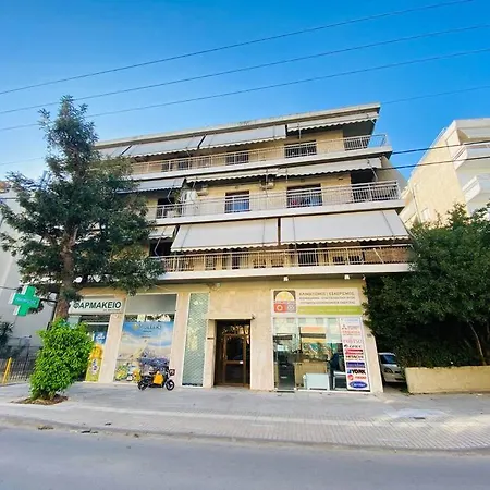 地铁站旁，免费停车，安静舒适街区，精品两卧室大露台公寓，治安好 Apartment Athens